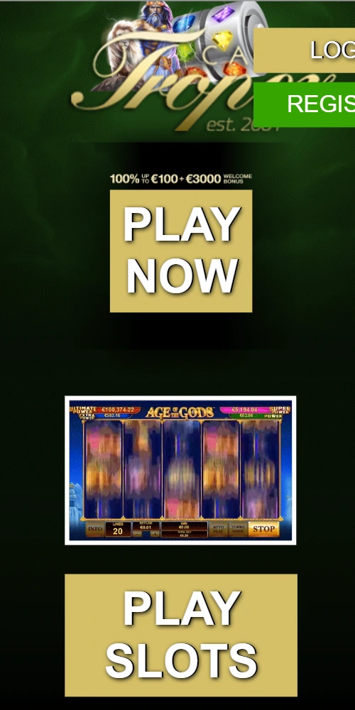 Casino Tropez Mobile App